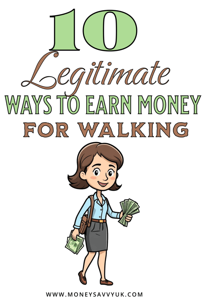 10 legit ways to earn money for walking