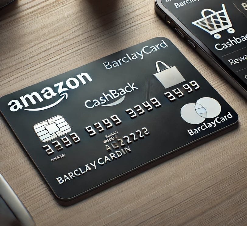 Amazon barclaycard on a table