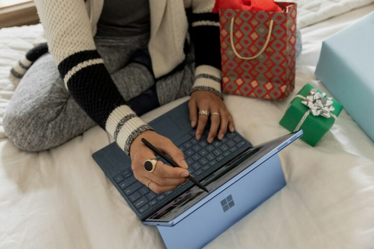 Online shopping on a laptop representing Amazon Prime Big Deal Days UK 2026