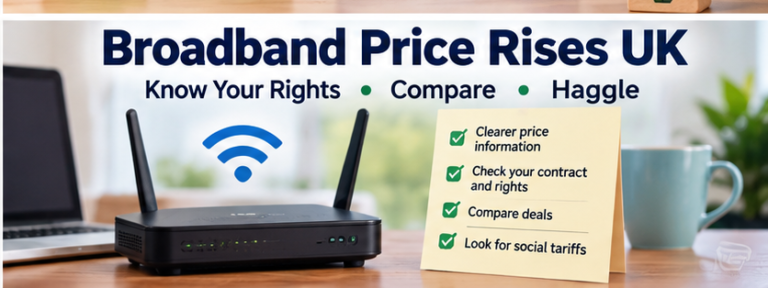 Broadband price rises UK – check your contract, compare deals, haggle and check social tariffs