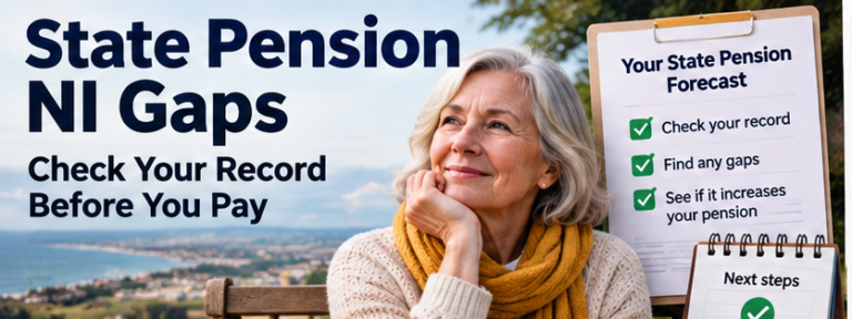 State Pension NI gaps UK – check your National Insurance record before paying voluntary contributions