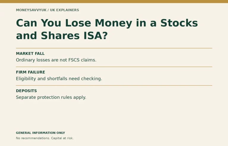 Can You Lose Money in a Stocks and Shares ISA?: UK information guide