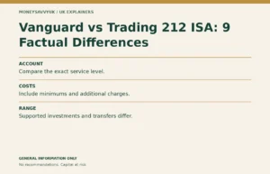 Vanguard vs Trading 212 ISA: 9 Factual Differences: UK information guide