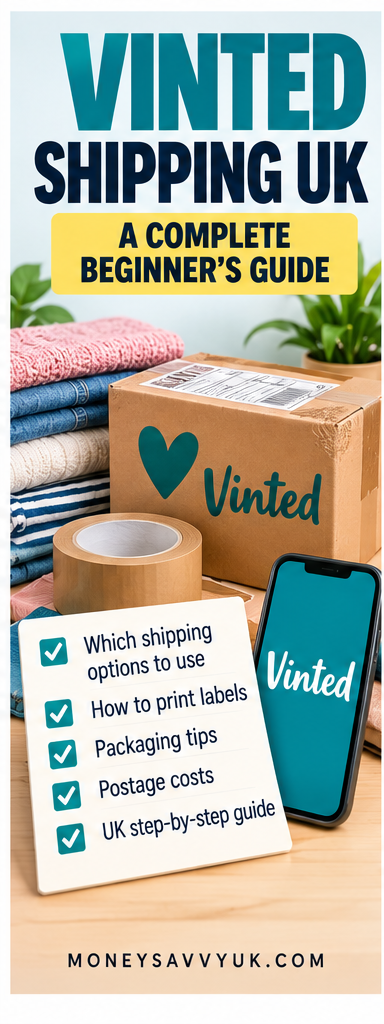 Vinted shipping and parcel sizes UK seller guide