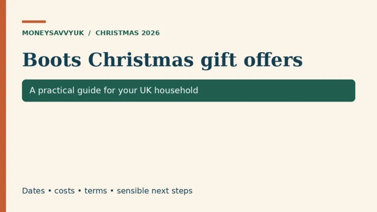 Boots Christmas gift offers: a UK Christmas planning guide