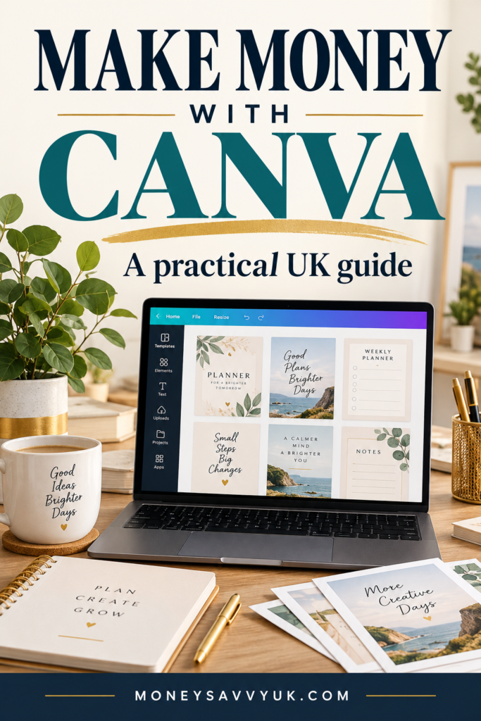 Make money with Canva: a practical UK guide