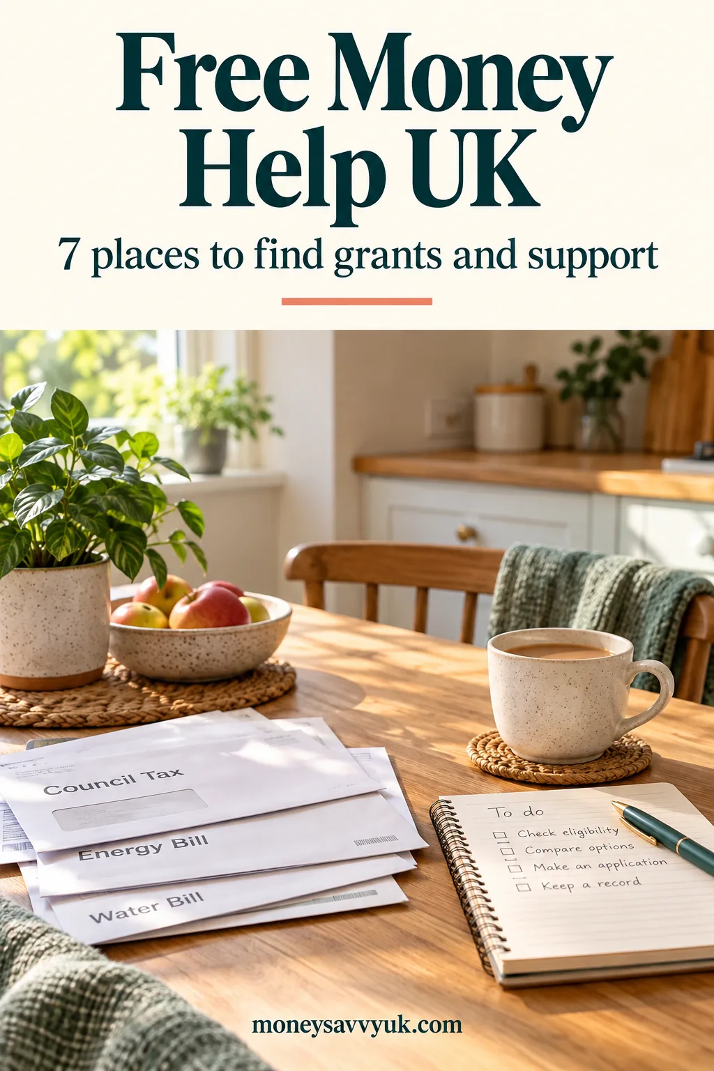 Free Money Help UK: Grants & Support When You're Struggling — MoneySavvyUK guide