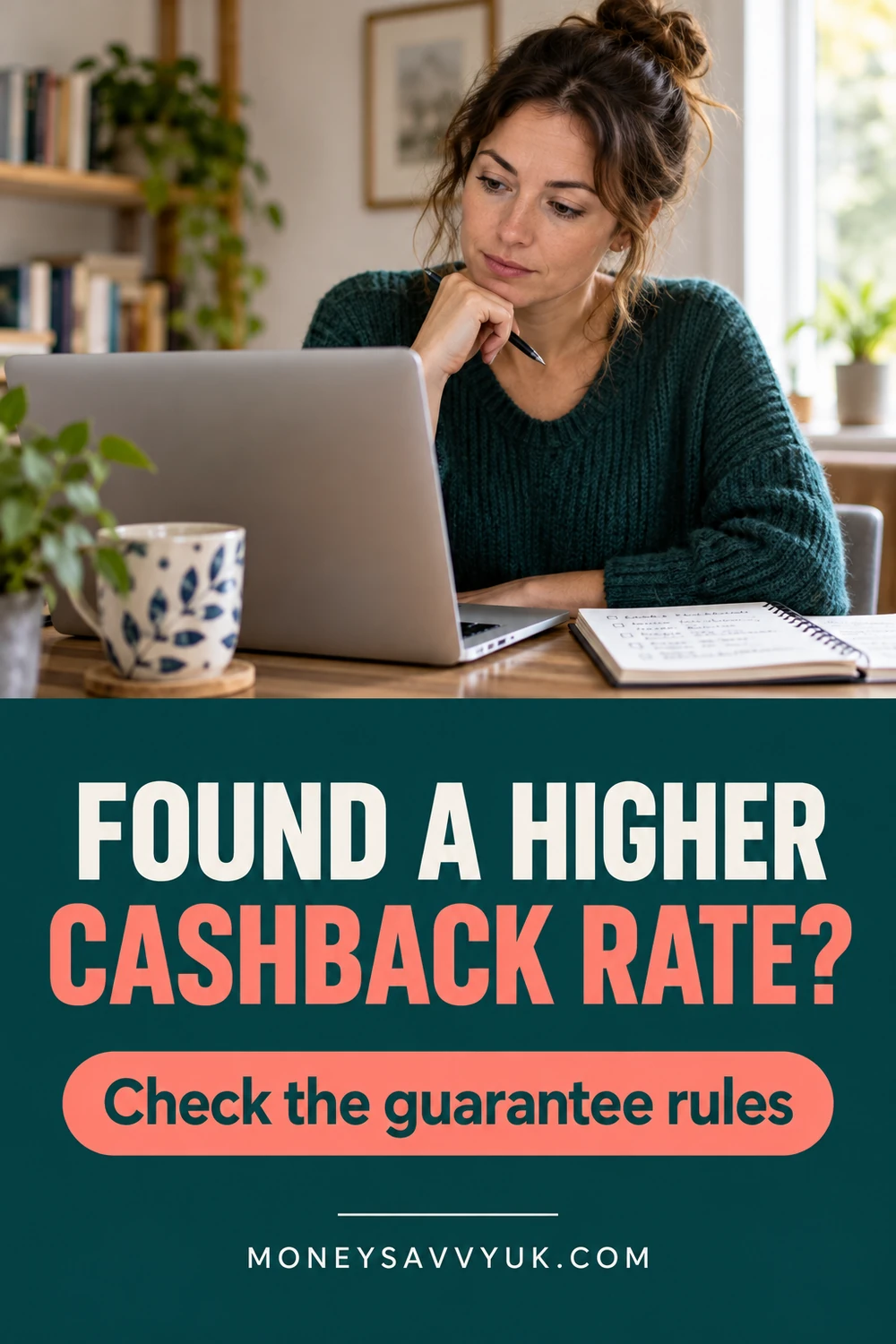 Found a higher cashback rate: check the guarantee rules