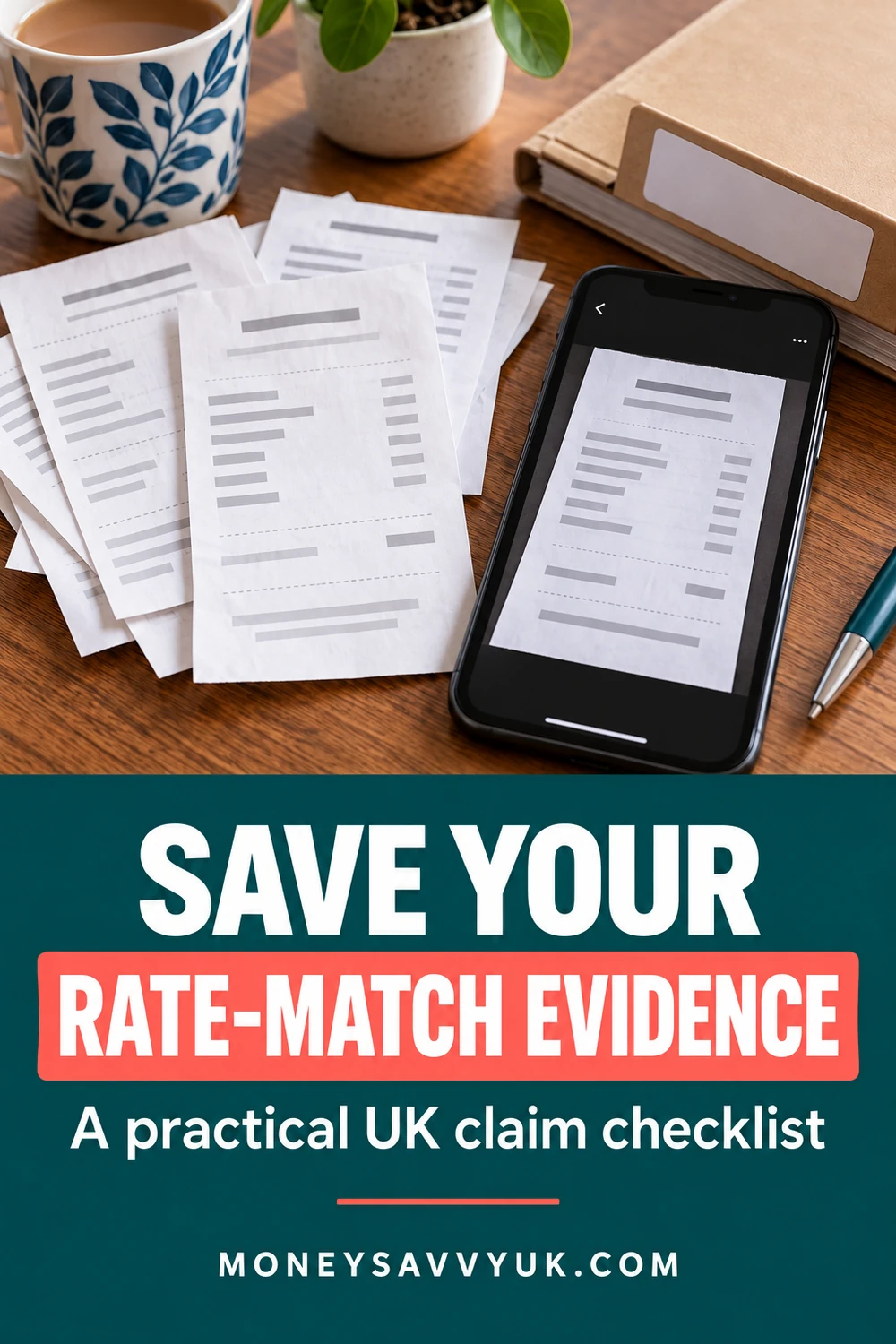 Save your rate-match evidence: a practical UK claim checklist