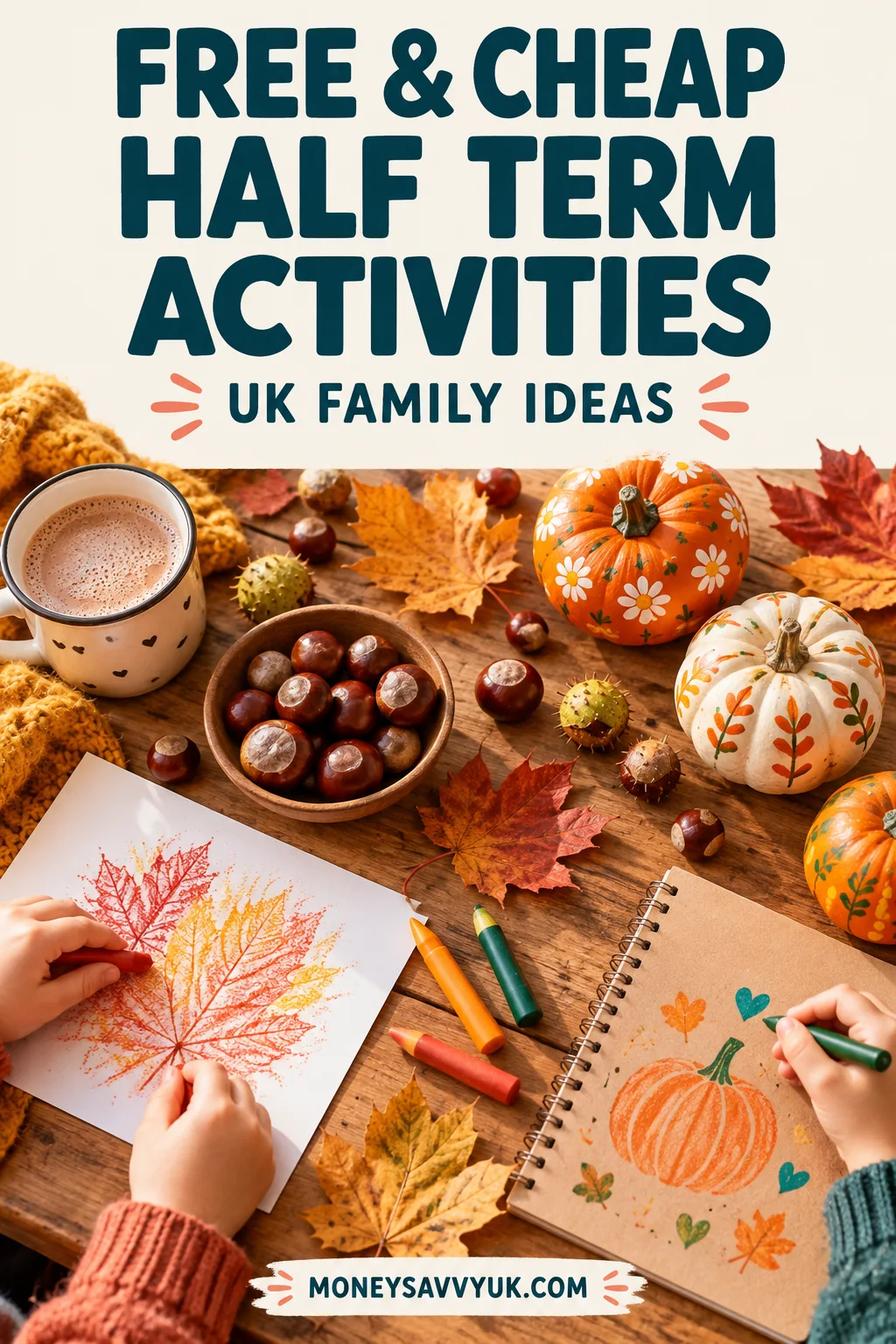 Half Term Activities for Kids UK: Free and Cheap - original MoneySavvyUK guide image