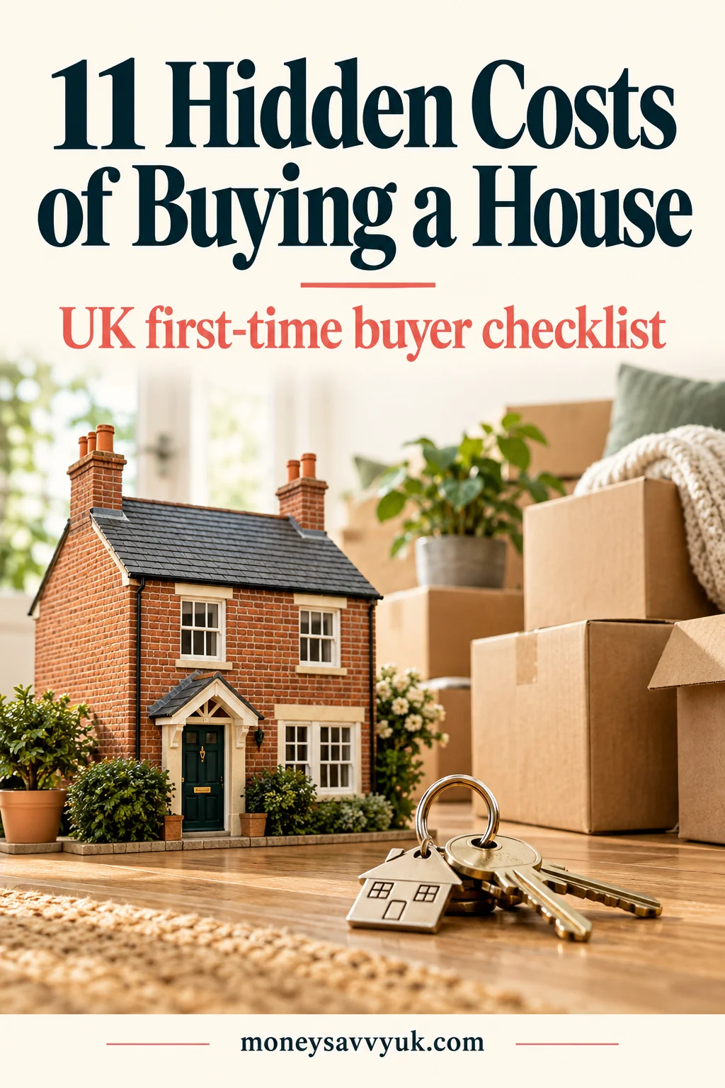 Hidden Costs of Buying a House UK: 2026/27 Checklist & Fees — Pinterest graphic
