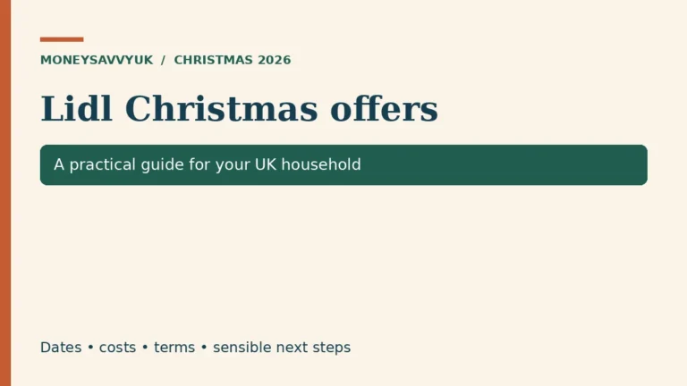 Lidl Christmas offers: a UK Christmas planning guide