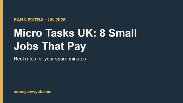 Micro tasks UK: 8 small jobs to earn money in your spare time