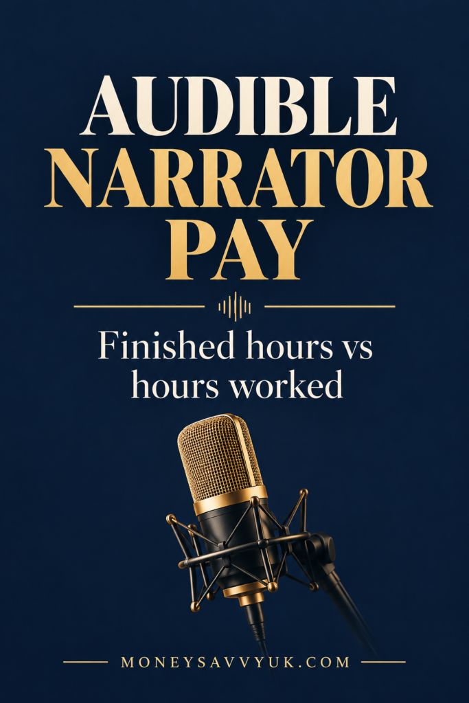 Audible narrator pay: finished hours versus hours worked