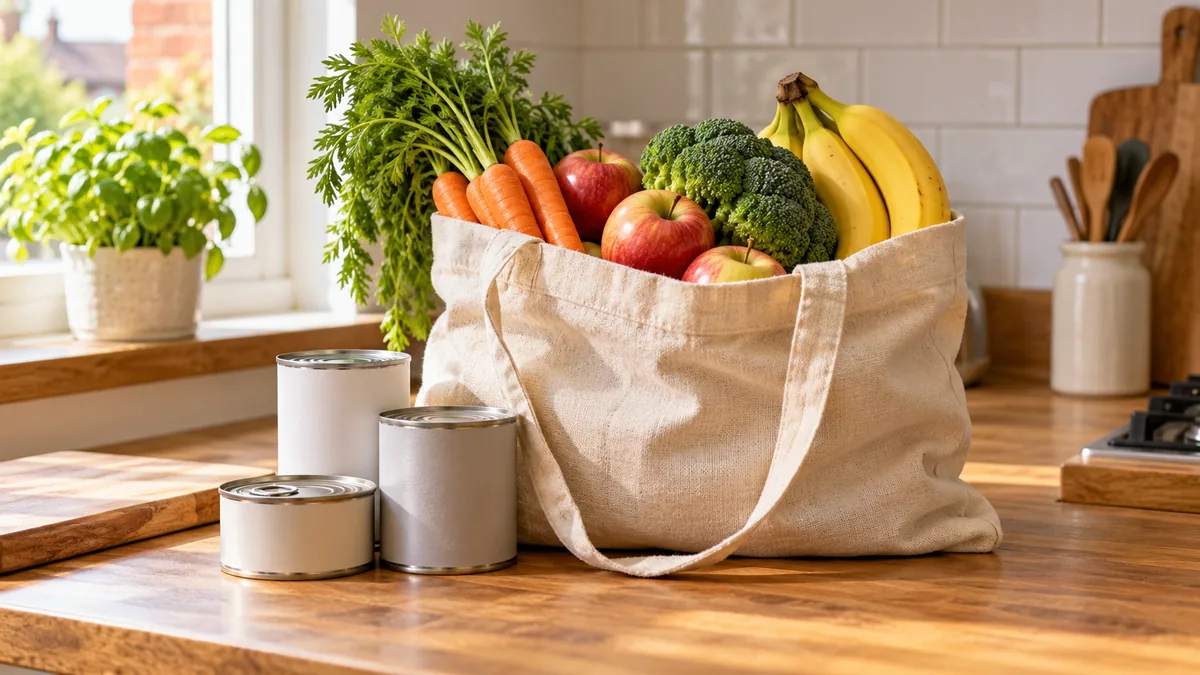 Fruit and vegetables for the Sainsbury’s Healthy Start top-up guide