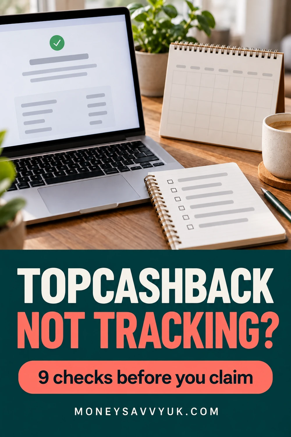 TopCashback not tracking: nine checks before submitting a claim