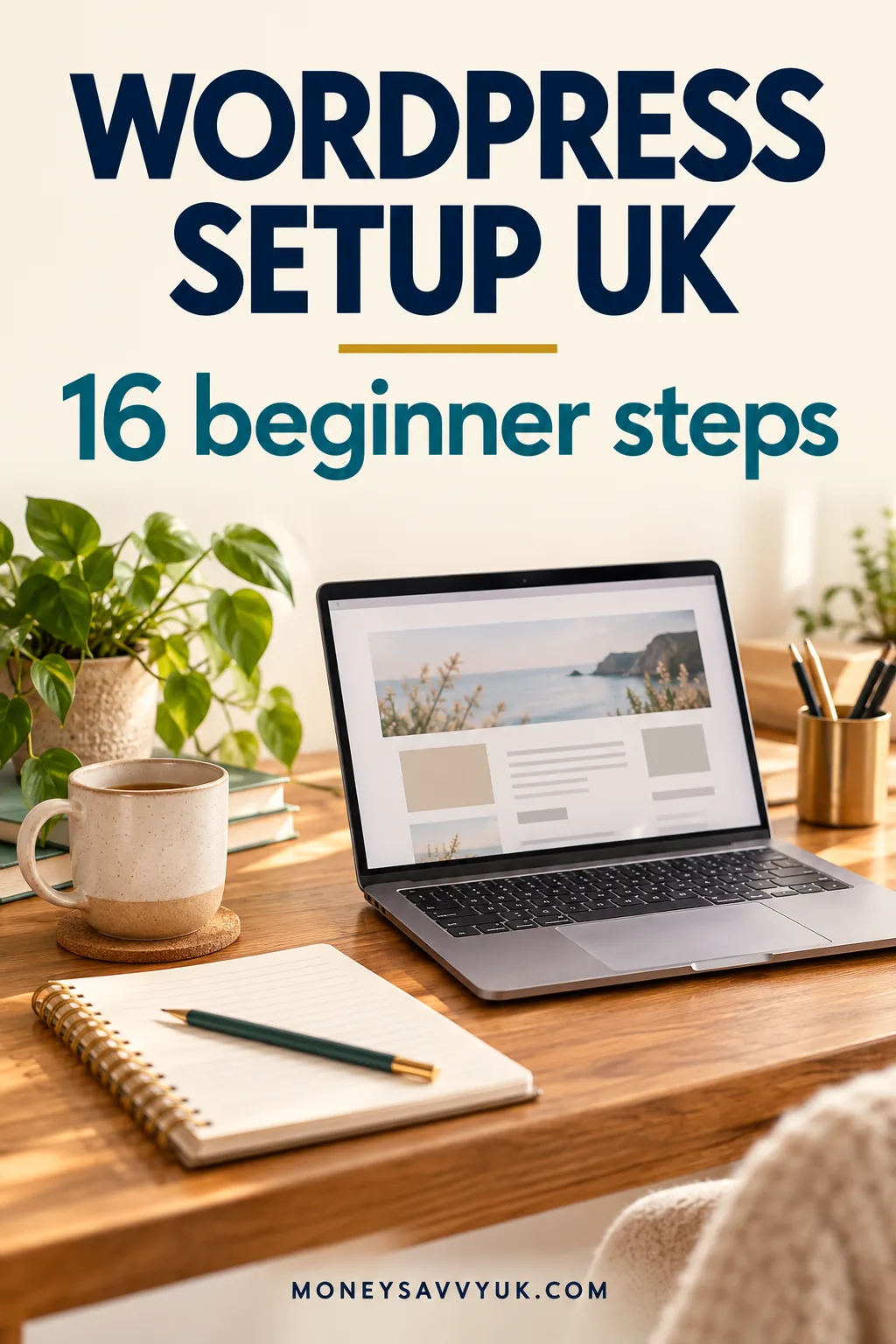 WordPress setup UK: sixteen beginner steps
